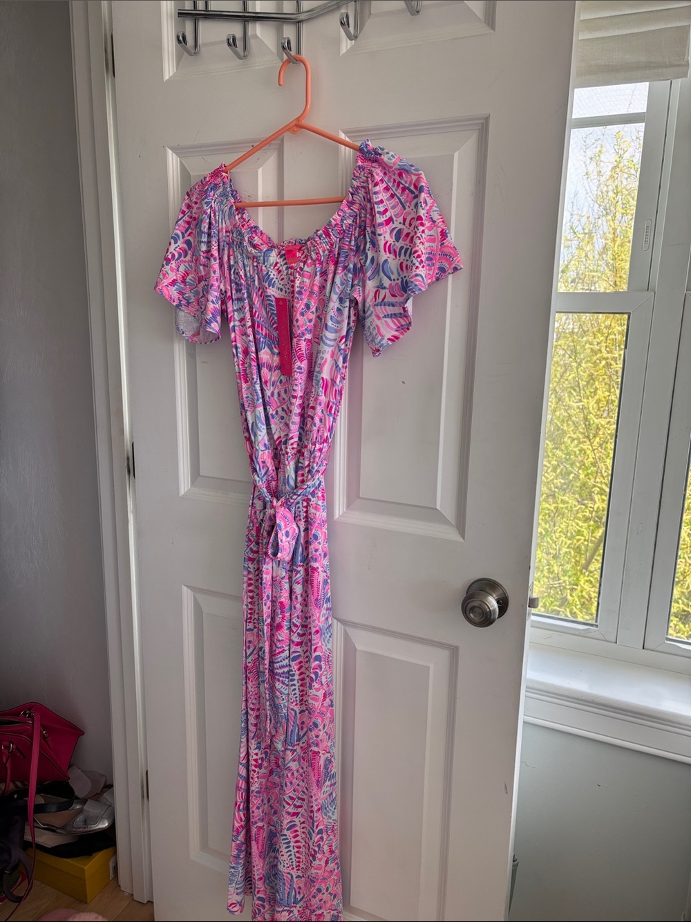 Lilly Pulitzer Pink Multi Floral Maxi Dress
